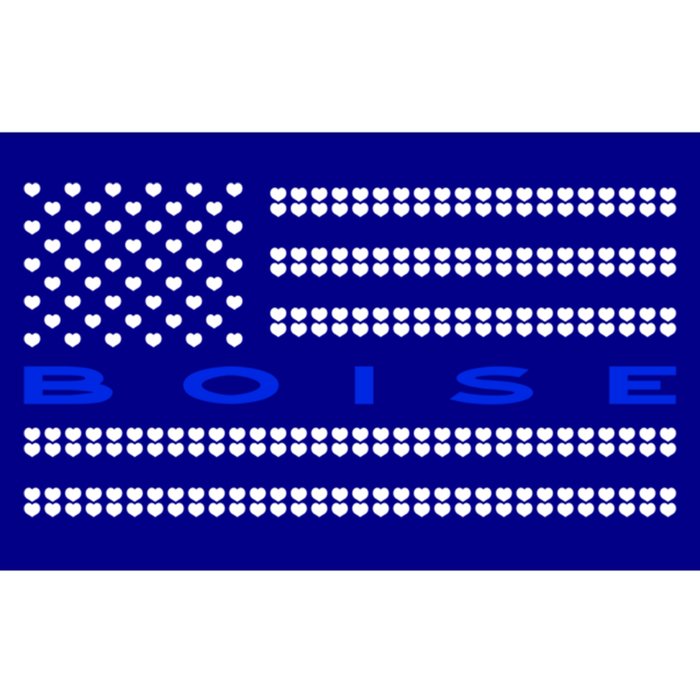 Thin Blue Line Heart Boise Idaho Police Officer Id Cops Gift Bumper Sticker