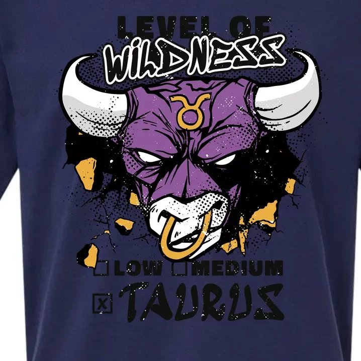 Taurus Bull Level Of Wildness Sueded Cloud Jersey T-Shirt