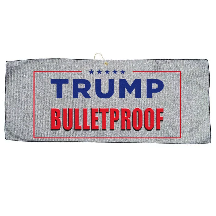 Trump Bulletproof Love And Support America Large Microfiber Waffle Golf Towel