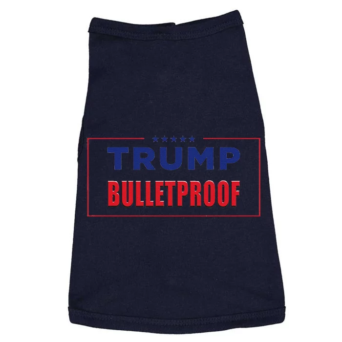 Trump Bulletproof Love And Support America Doggie Tank