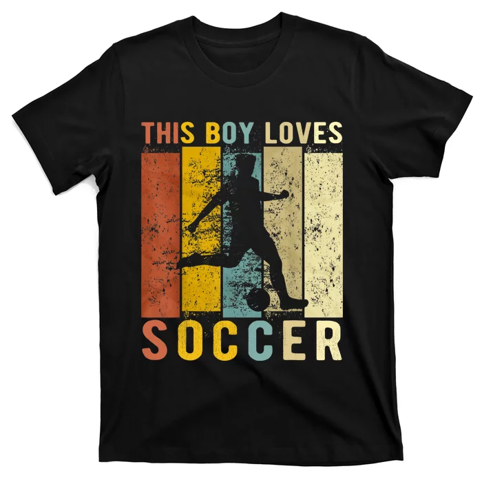 This Boy Loves Soccer Boy Soccer T-Shirt