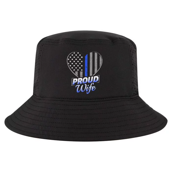 Thin Blue Line Flag Thin Blue Line Women Police Wife Cool Comfort Performance Bucket Hat