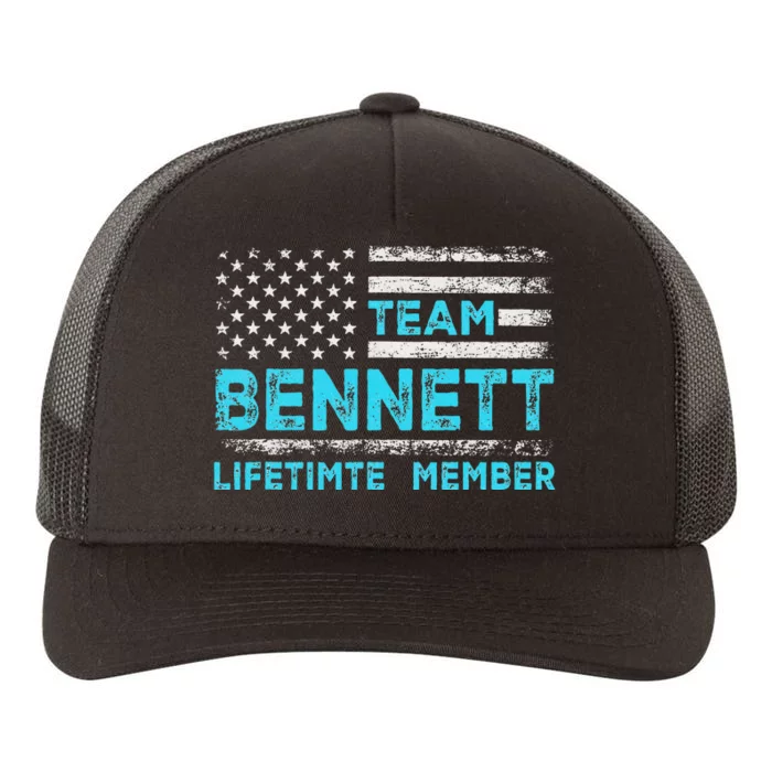 Team Bennett Lifetime Member Design Yupoong Adult 5-Panel Trucker Hat