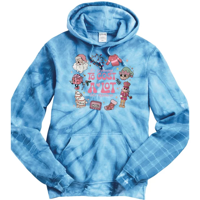 Torn Between Lookin Like A Snack And Eatin One Sublimation Christmas Cake Tie Dye Hoodie