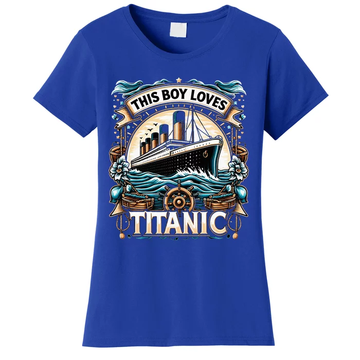 This boy loves Titanic  Just a boy who loves Titanic Women's T-Shirt