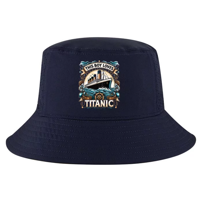 This boy loves Titanic  Just a boy who loves Titanic Cool Comfort Performance Bucket Hat