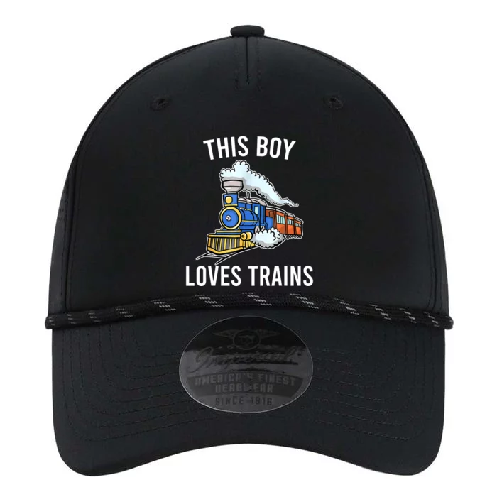 This Boy Loves Trains Gift Train Wagon Lover Gifts Performance The Dyno Cap