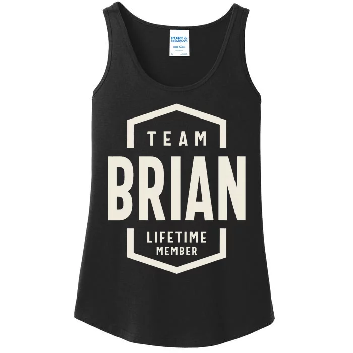 Team Brian Lifetime Member Brian Name Ladies Essential Tank