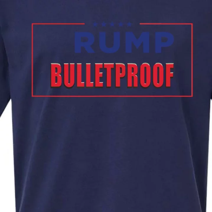 Trump Bulletproof Love And Support America Sueded Cloud Jersey T-Shirt