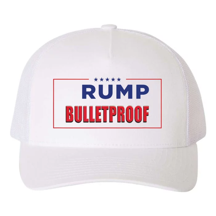 Trump Bulletproof Love And Support America Yupoong Adult 5-Panel Trucker Hat