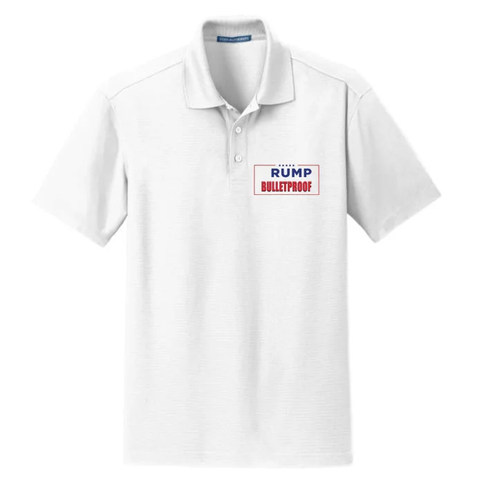 Trump Bulletproof Love And Support America Dry Zone Grid Performance Polo