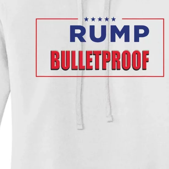 Trump Bulletproof Love And Support America Women's Pullover Hoodie