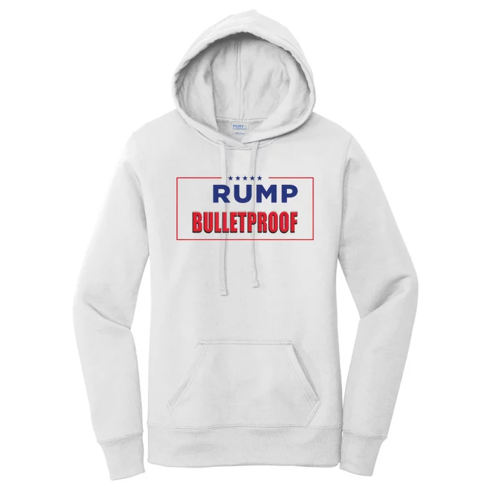 Trump Bulletproof Love And Support America Women's Pullover Hoodie