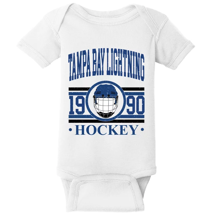 Tampa Bay Lightning Hockey Team Lover Supporter Baby Bodysuit