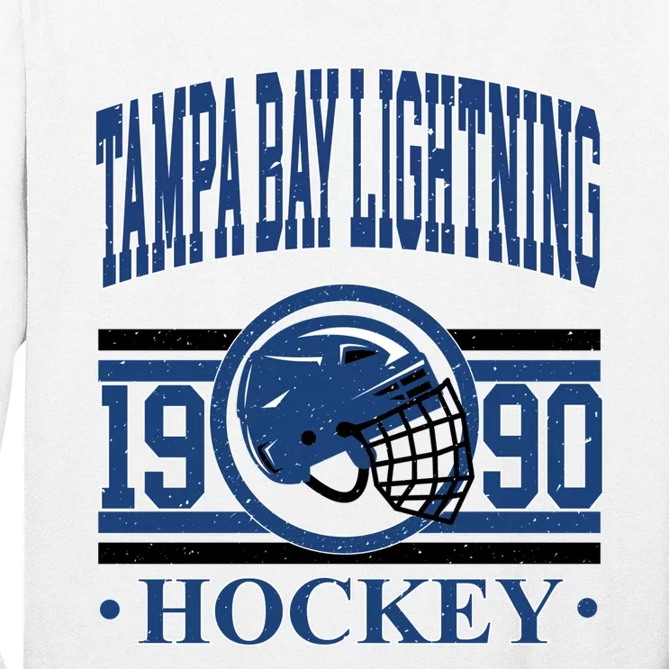 Tampa Bay Lightning Hockey 1990 Team Supporter Long Sleeve Shirt