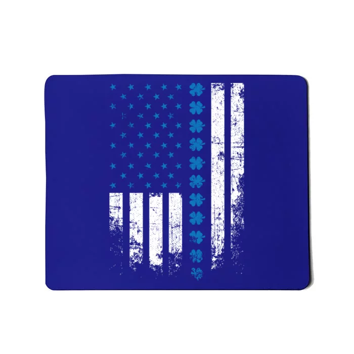 Thin Blue Line Flag St Patricks Day 2020 Police Officer Gift Mousepad