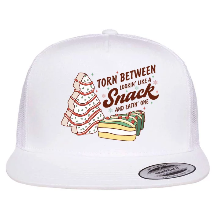 Torn between looking like a snack and eating one Flat Bill Trucker Hat