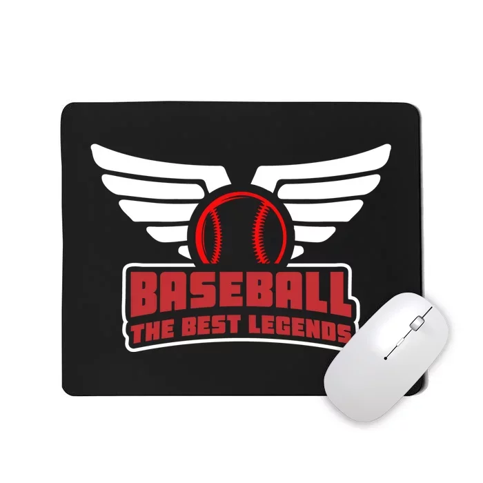 The Best Legends Baseball Mousepad