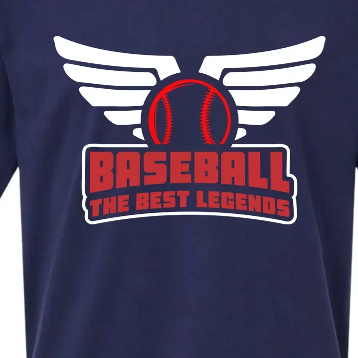 The Best Legends Baseball Sueded Cloud Jersey T-Shirt