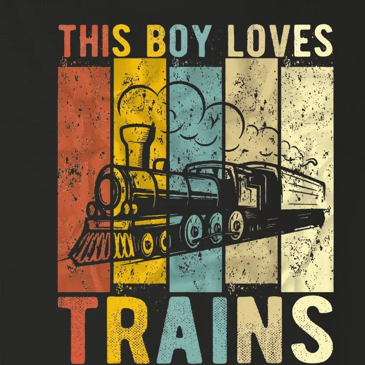 This Boy Loves Trains Gift Train Toddler Long Sleeve Shirt