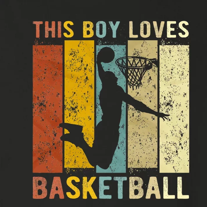 This Boy Loves Basketball Basketball Toddler Long Sleeve Shirt