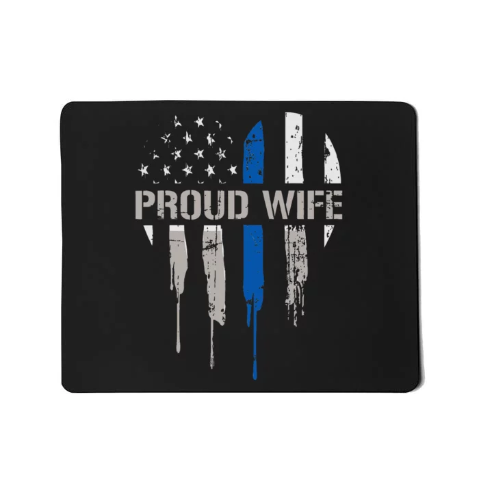 Thin Blue Line Police Police Officer Wife Gift Mousepad