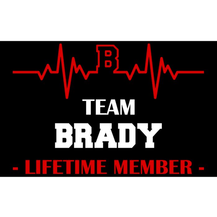 Team Brady Lifetime Member Bumper Sticker