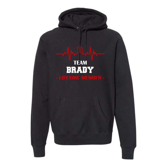 Team Brady Lifetime Member Premium Hoodie