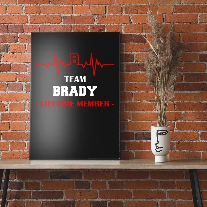 Team Brady Lifetime Member Poster