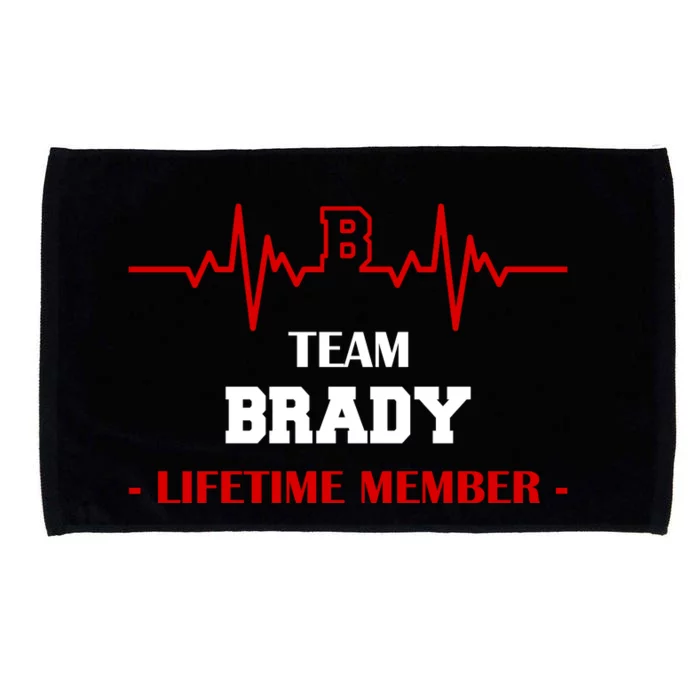 Team Brady Lifetime Member Microfiber Hand Towel