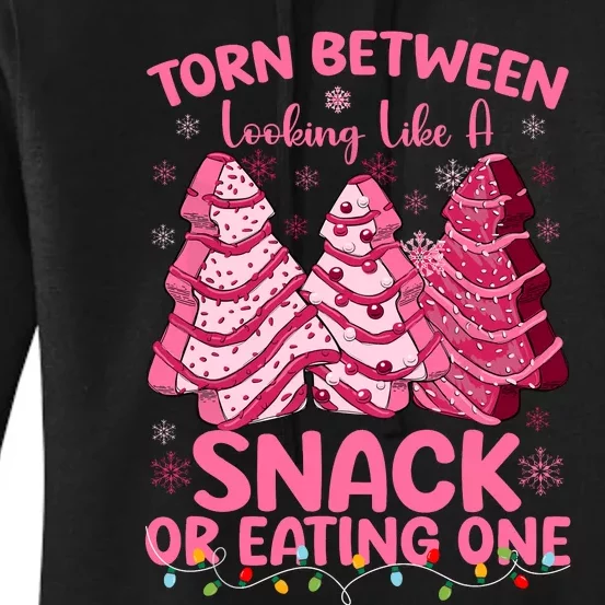 Torn Between Looking Like A Snack Or Eating One Christmas Women's Pullover Hoodie