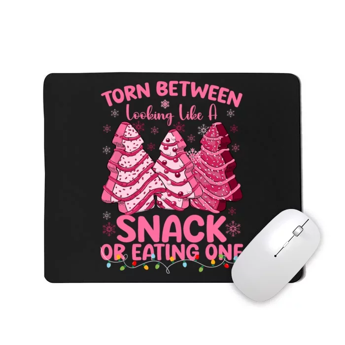 Torn Between Looking Like A Snack Or Eating One Christmas Mousepad