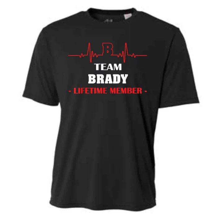 Team BRADY Lifetime Member Blood Completely Family Cooling Performance Crew T-Shirt