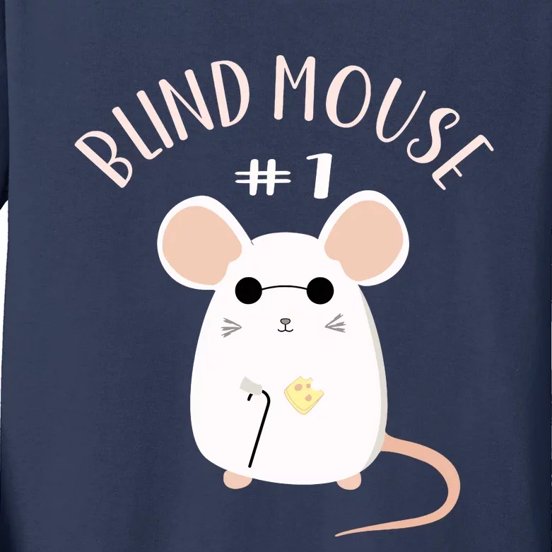 Three Blind Mice Matching Halloween Group Costume Mouse #1 Kids Long Sleeve Shirt