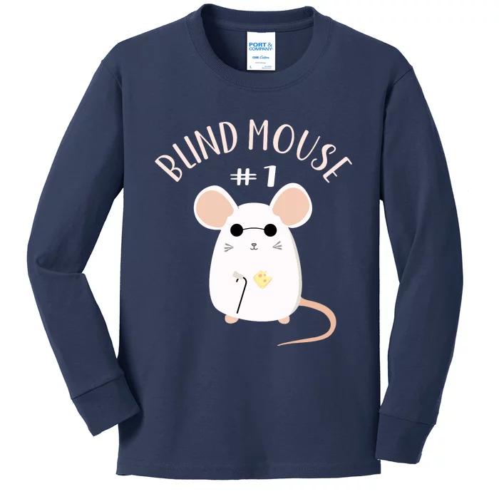 Three Blind Mice Matching Halloween Group Costume Mouse #1 Kids Long Sleeve Shirt