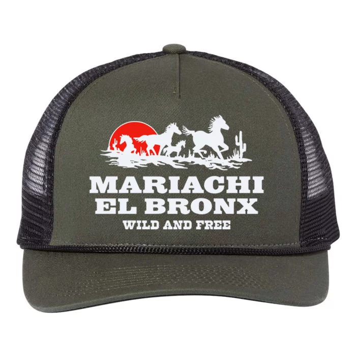 The Bronx Mariachi El Bronx Wild And Free Retro Rope Trucker Hat Cap