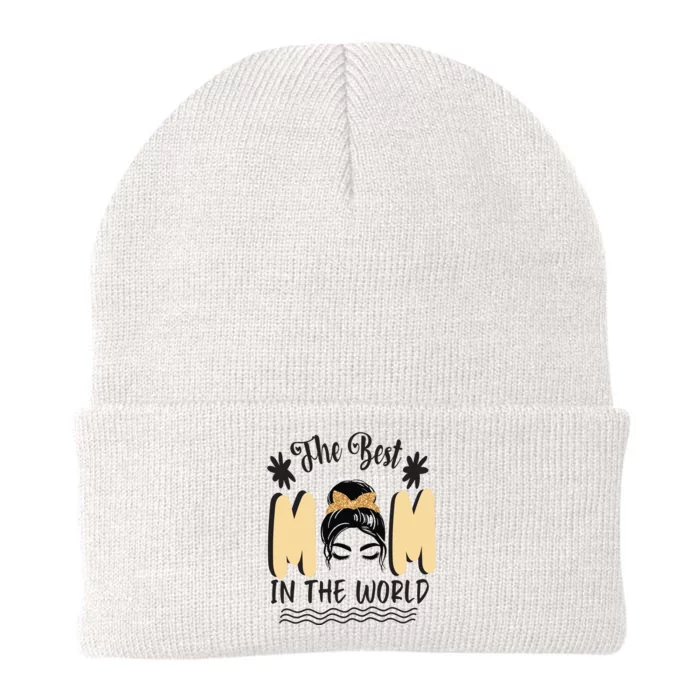 The Best Mom In The World Knit Cap Winter Beanie