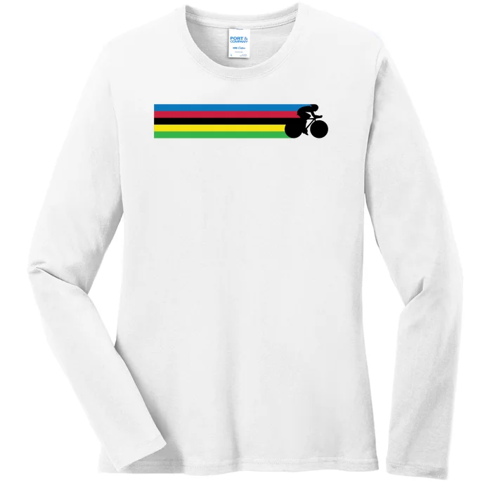 Track Bike Masters Ladies Long Sleeve Shirt