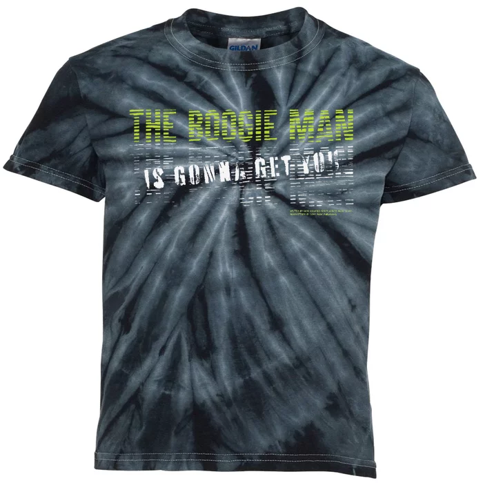 The Boogie Man Lyrics Jackson 5 Scary Halloween Kids Tie-Dye T-Shirt