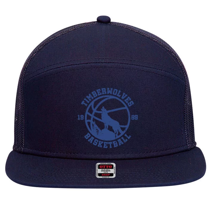 Timberwolves Basketball Minnesota 7 Panel Mesh Trucker Snapback Hat