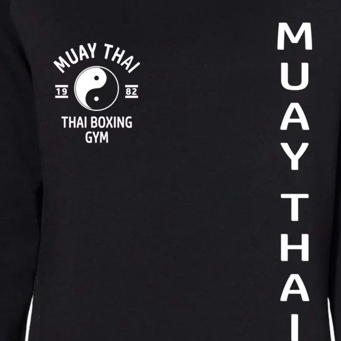 Thai Boxing Muay Thai Cute Gift Womens California Wash Sweatshirt