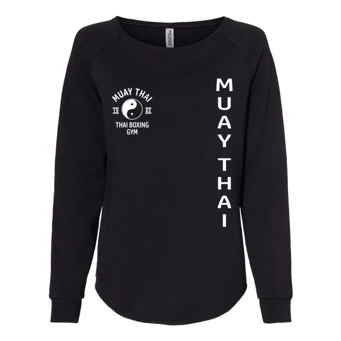 Thai Boxing Muay Thai Cute Gift Womens California Wash Sweatshirt