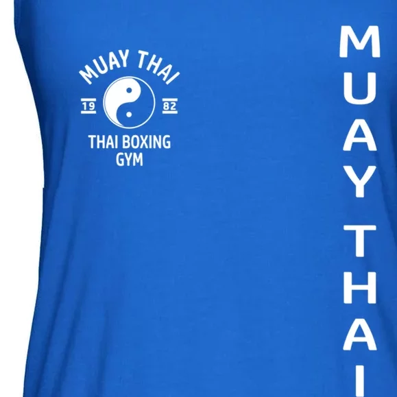 Thai Boxing Muay Thai Cute Gift Ladies Essential Flowy Tank