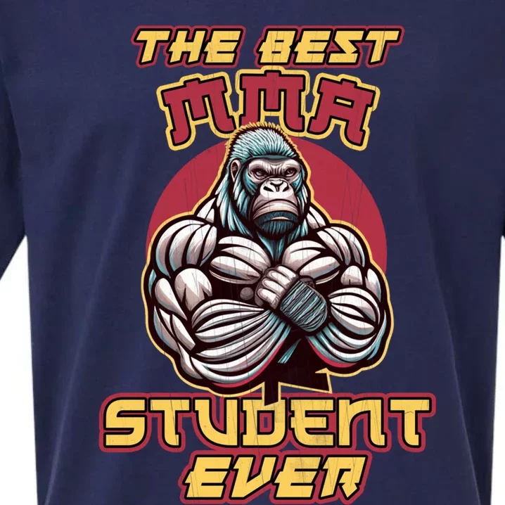 The Best Mma Student Ever Mixed Martial Arts Gift Sueded Cloud Jersey T-Shirt