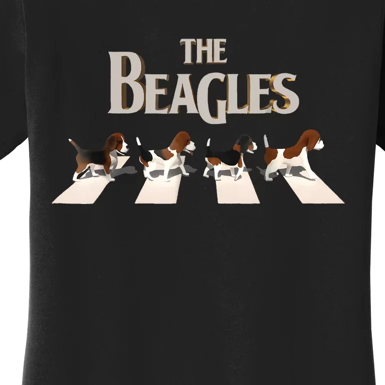 The Beagles Mom Dog Lover Women's T-Shirt