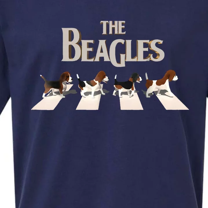 The Beagles Mom Dog Lover Sueded Cloud Jersey T-Shirt