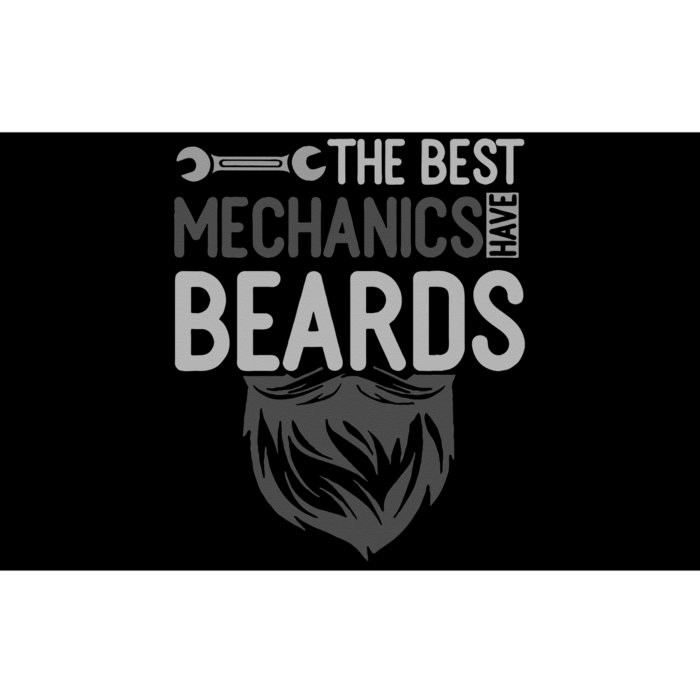 The Best Mechanics Have Beards Auto Mechanic Bumper Sticker