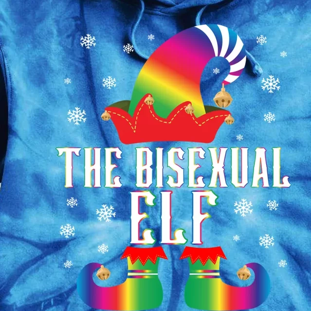 The Bisexual Matching Family Group Christmas Lgbt Pajama Gift Tie Dye Hoodie