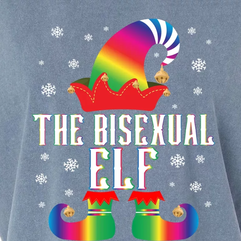 The Bisexual Matching Family Group Christmas Lgbt Pajama Gift Garment-Dyed Women's Muscle Tee