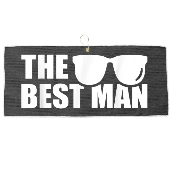 The Best Man Bachelor Party Large Microfiber Waffle Golf Towel